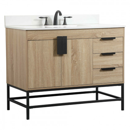 Elegant Bathroom Vanity - Mango Wood (VF48842MW-BS)