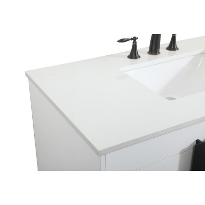 Elegant Bathroom Vanity - White (VF48842MWH)
