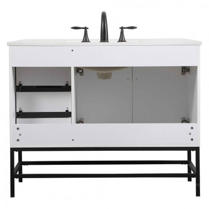 Elegant Bathroom Vanity - White (VF48842MWH)