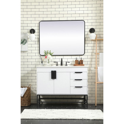 Elegant Bathroom Vanity - White (VF48842MWH)