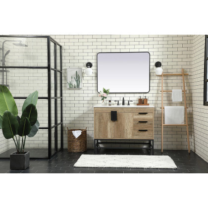 Elegant Bathroom Vanity - Natural Oak (VF48842NT)