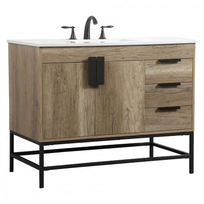 Elegant Bathroom Vanity - Natural Oak (VF48842NT)