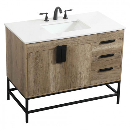 Elegant Bathroom Vanity - Natural Oak (VF48842NT)