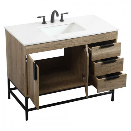 Elegant Bathroom Vanity - Natural Oak (VF48842NT)