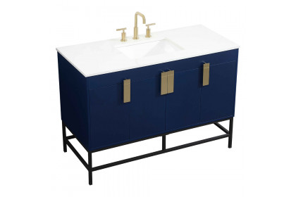 Elegant™ VF48848MBL Bathroom Vanity - Blue