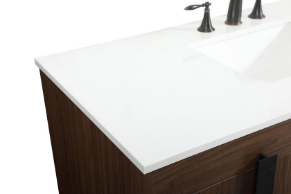 Elegant™ VF48848MWT Bathroom Vanity - Walnut