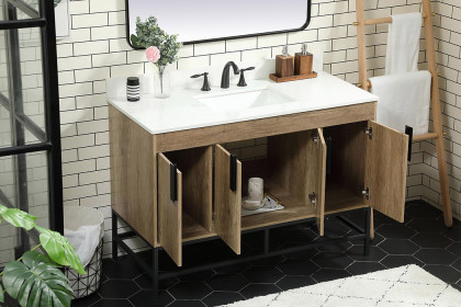 Elegant™ VF48848NT-BS Bathroom Vanity - Natural Oak