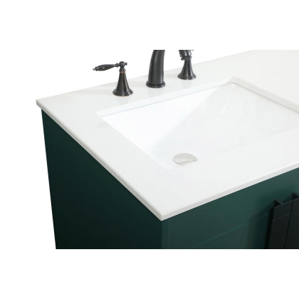 Elegant Bathroom Vanity - Green (VF48860DMGN)