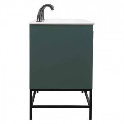 Elegant Bathroom Vanity - Green (VF48860DMGN)