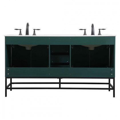 Elegant Bathroom Vanity - Green (VF48860DMGN)