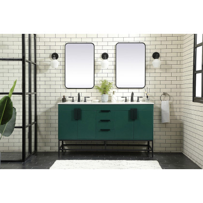 Elegant Bathroom Vanity - Green (VF48860DMGN)