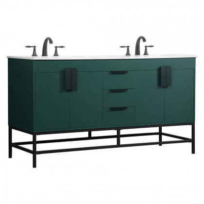 Elegant Bathroom Vanity - Green (VF48860DMGN)