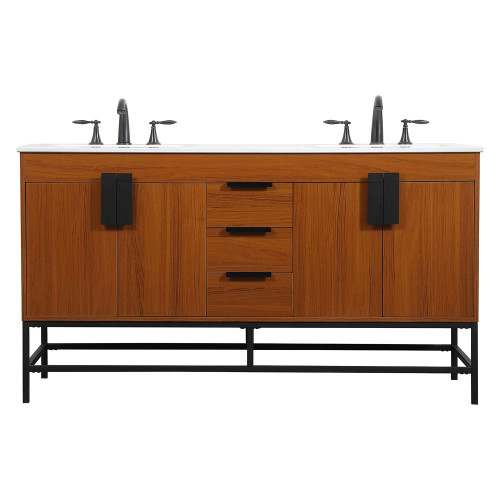 Elegant Bathroom Vanity - Teak (VF48860DMTK)
