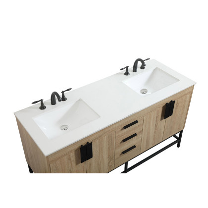 Elegant Bathroom Vanity - Mango Wood (VF48860DMW)