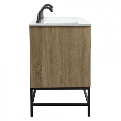 Elegant Bathroom Vanity - Mango Wood (VF48860DMW)