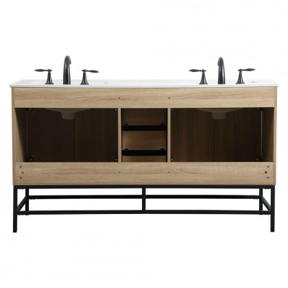 Elegant Bathroom Vanity - Mango Wood (VF48860DMW)