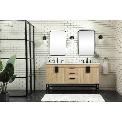 Elegant Bathroom Vanity - Mango Wood (VF48860DMW)