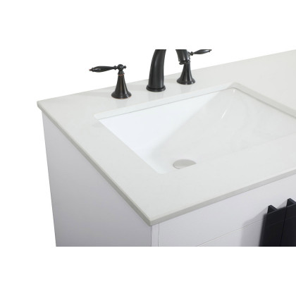 Elegant Bathroom Vanity - White (VF48860DMWH)