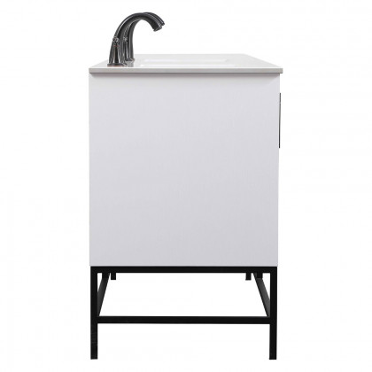 Elegant Bathroom Vanity - White (VF48860DMWH)