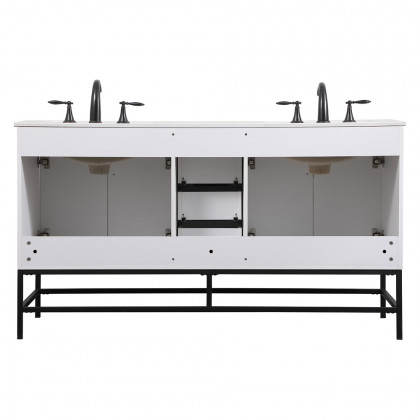 Elegant Bathroom Vanity - White (VF48860DMWH)