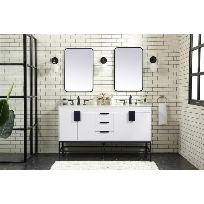 Elegant Bathroom Vanity - White (VF48860DMWH)