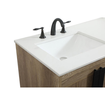 Elegant Bathroom Vanity - Natural Oak (VF48860DNT)