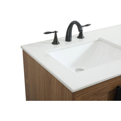 Elegant Bathroom Vanity - Walnut Brown (VF48860DWB)