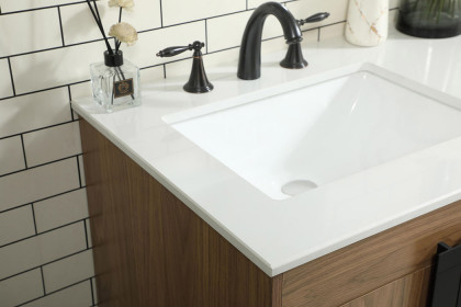 Elegant™ VF48860DWB Bathroom Vanity - Walnut Brown