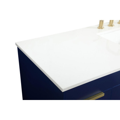 Elegant Bathroom Vanity - Blue (VF48860MBL)