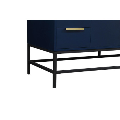 Elegant Bathroom Vanity - Blue (VF48860MBL)