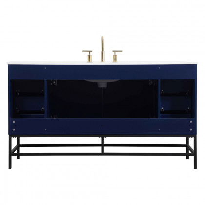 Elegant Bathroom Vanity - Blue (VF48860MBL)
