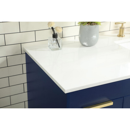 Elegant Bathroom Vanity - Blue (VF48860MBL)