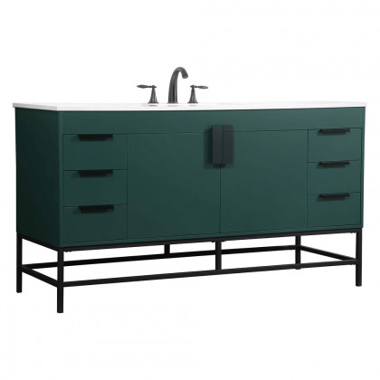 Elegant Bathroom Vanity - Green (VF48860MGN)