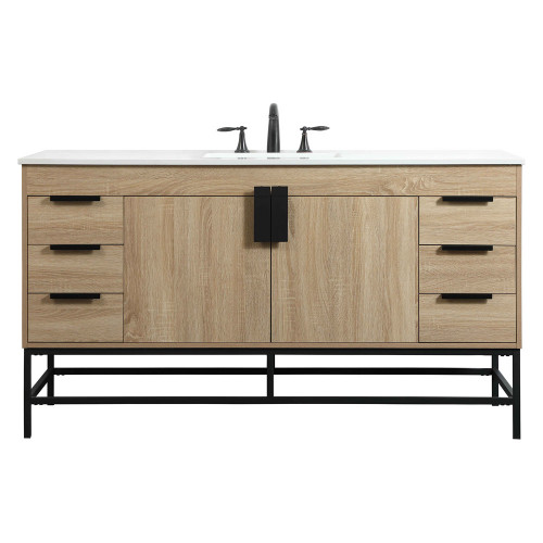 Elegant Bathroom Vanity - Mango Wood (VF48860MW)