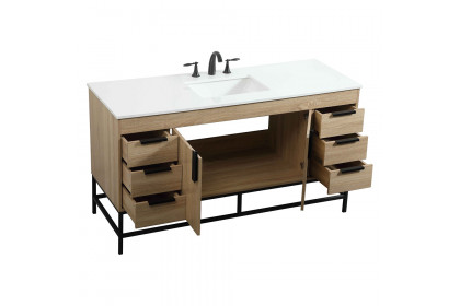 Elegant™ VF48860MW Bathroom Vanity - Mango Wood