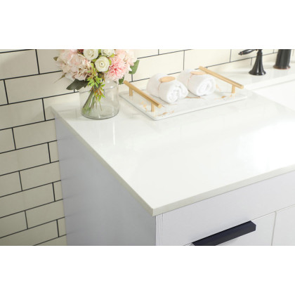 Elegant Bathroom Vanity - White (VF48860MWH)