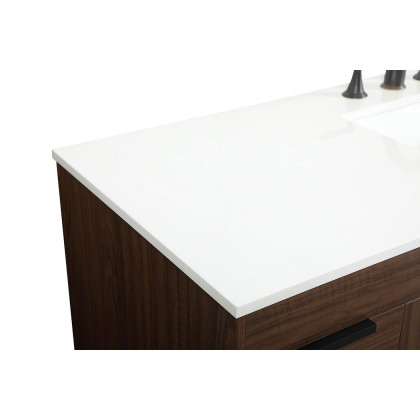 Elegant Bathroom Vanity - Walnut (VF48860MWT)