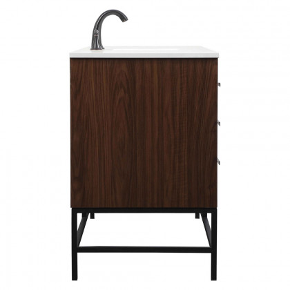 Elegant Bathroom Vanity - Walnut (VF48860MWT)
