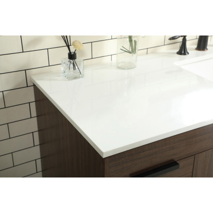Elegant Bathroom Vanity - Walnut (VF48860MWT)