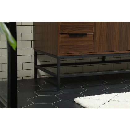 Elegant Bathroom Vanity - Walnut (VF48860MWT)