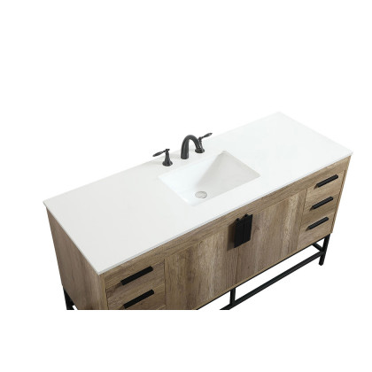 Elegant Bathroom Vanity - Natural Oak (VF48860NT)