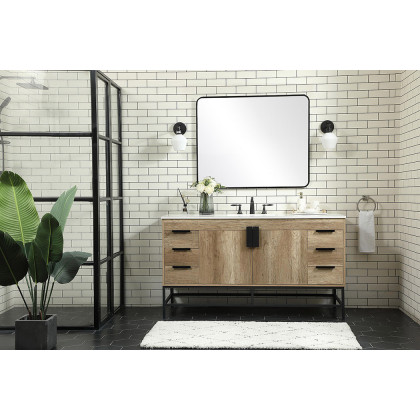 Elegant Bathroom Vanity - Natural Oak (VF48860NT)