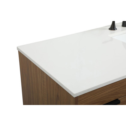 Elegant Bathroom Vanity - Walnut Brown (VF48860WB)
