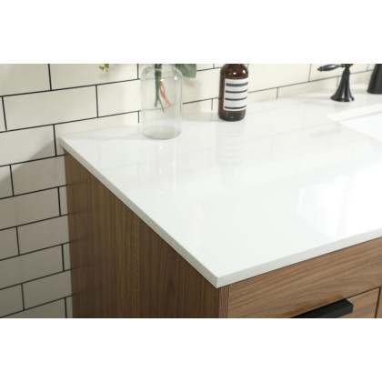 Elegant Bathroom Vanity - Walnut Brown (VF48860WB)