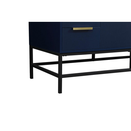 Elegant Bathroom Vanity - Blue (VF488W48MBL)