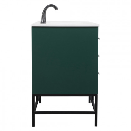Elegant Bathroom Vanity - Green (VF488W48MGN)