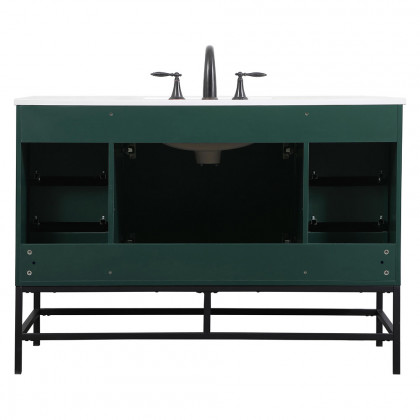 Elegant Bathroom Vanity - Green (VF488W48MGN)