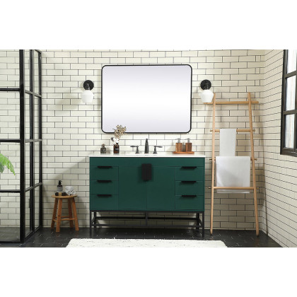 Elegant Bathroom Vanity - Green (VF488W48MGN)