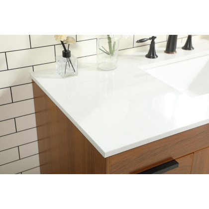 Elegant Bathroom Vanity - Teak (VF488W48MTK)