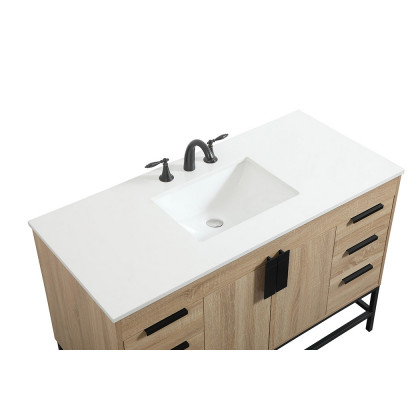 Elegant Bathroom Vanity - Mango Wood (VF488W48MW)
